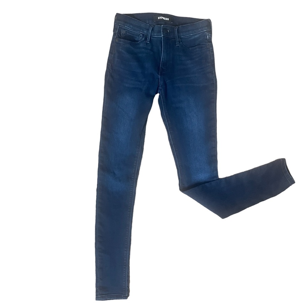 Express Leggings Jeans Stretch Long  Length Mid Rise Super Soft